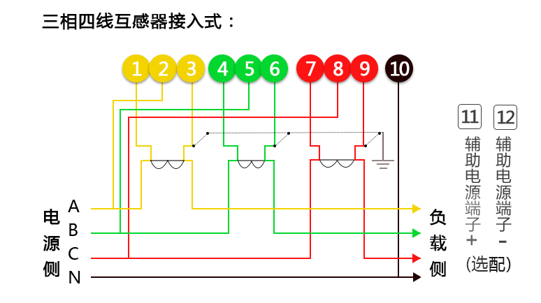 威勝智能電表接線方式